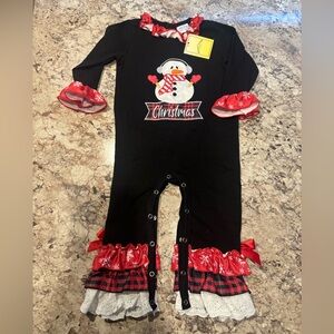 Christmas snowgirl outfit